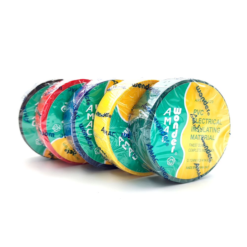 PVC Electrical Insulating Insulation Tape Flame Retardant pvc tape roll bla